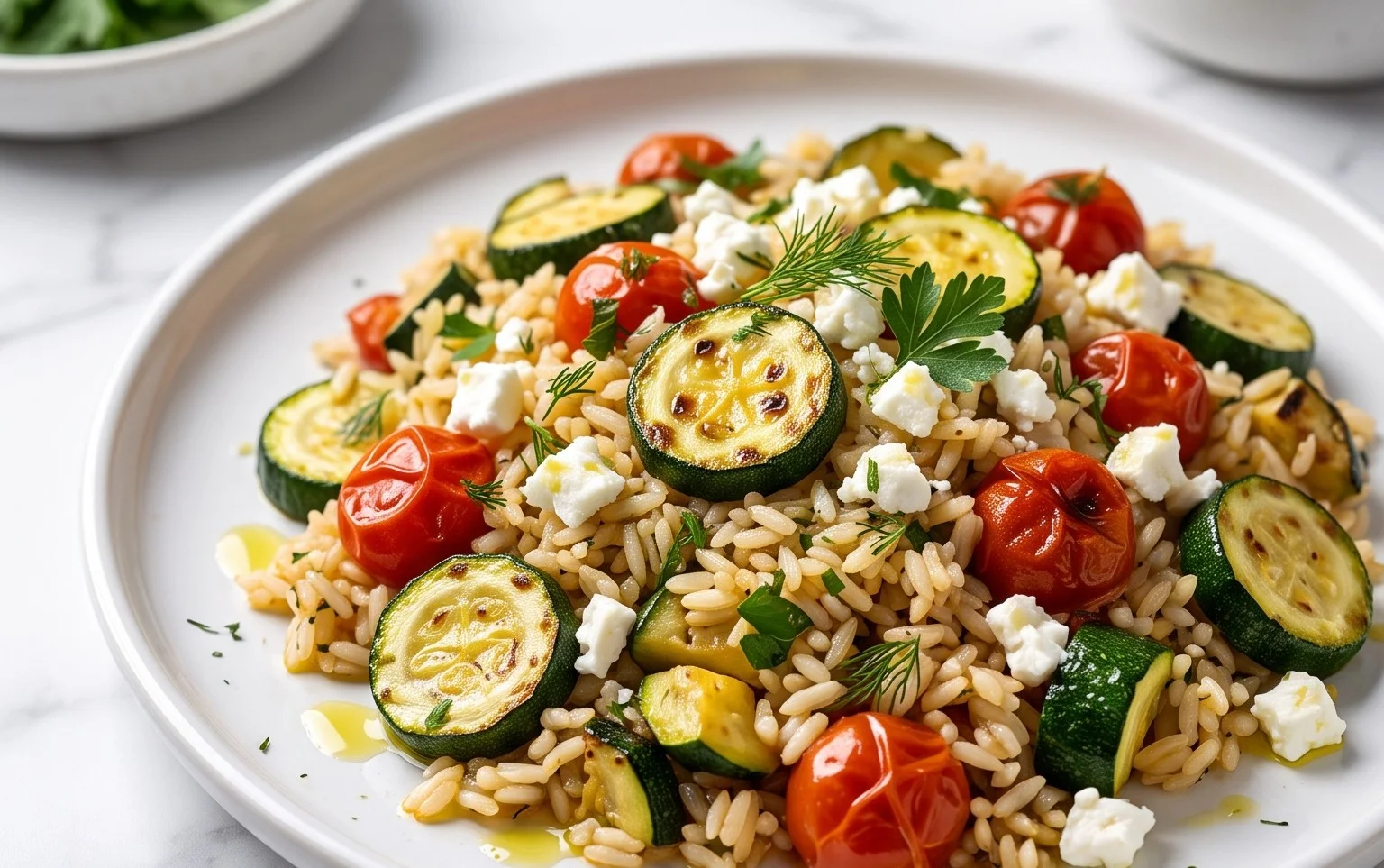 Schnelle Zucchini-Reis-Pfanne: Sonnige Aromen & Vielseitig