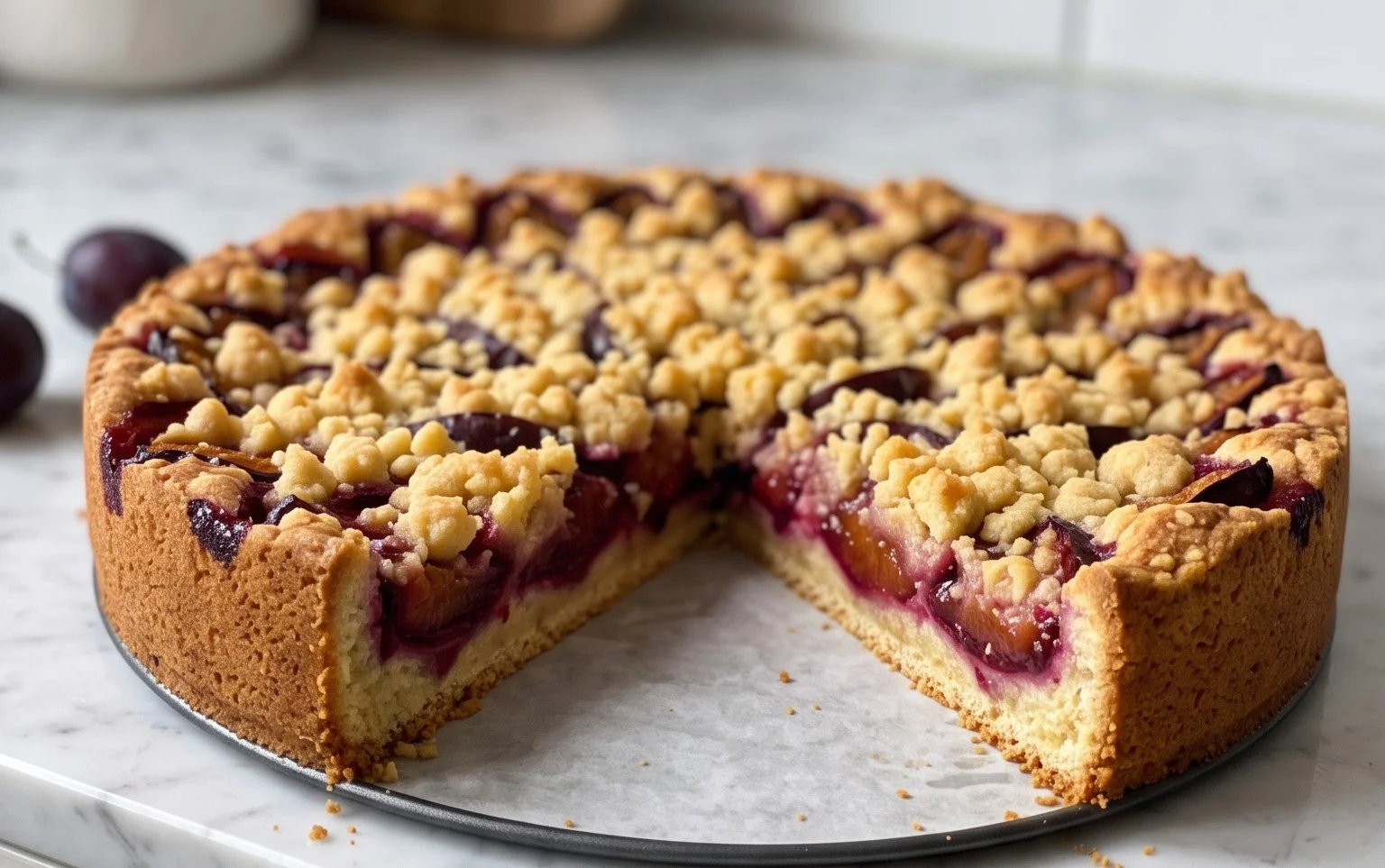 Pflaumenkuchen mit Streuseln: Das beste Rezept