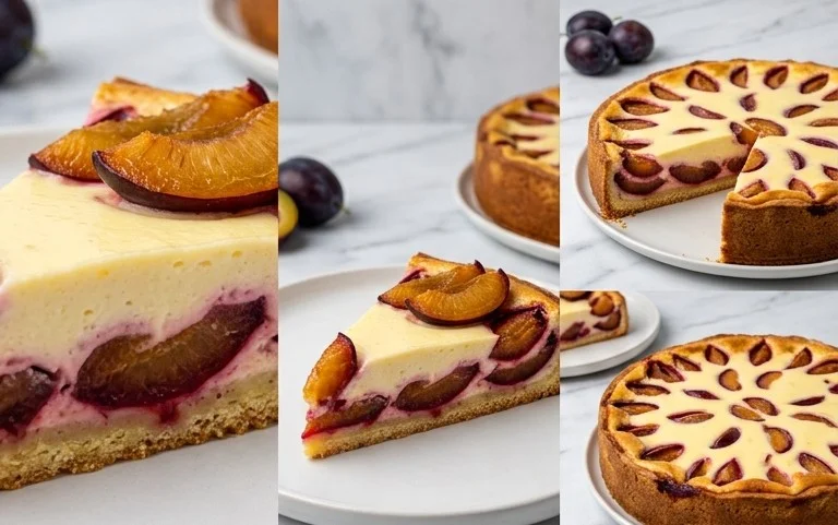 Pflaumenkuchen mit Schmand: Saftig & cremig