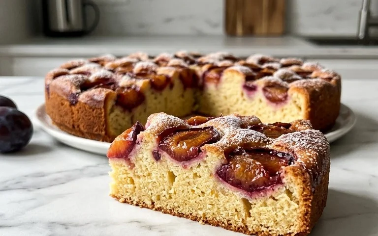 Schneller Pflaumenkuchen ohne Hefe: Saftiger Genuss