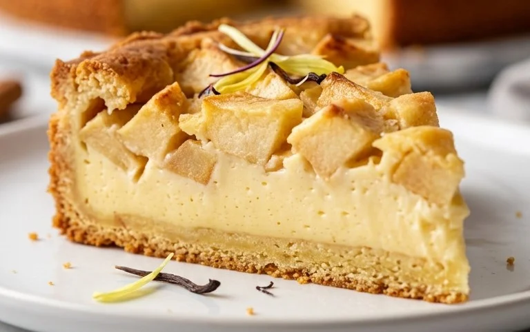 Apfelkuchen mit Vanillepudding Rezept: Du wirst nie einen anderen backen!
