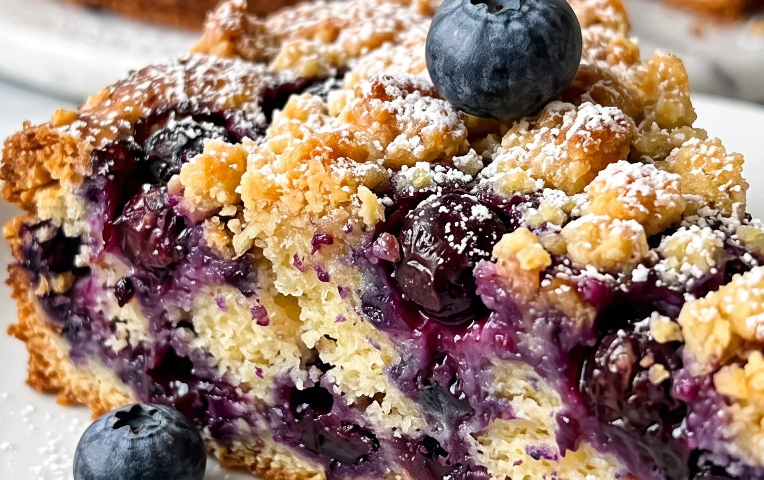 Omas Heidelbeerkuchen mit Streuseln nach Landfrauenart